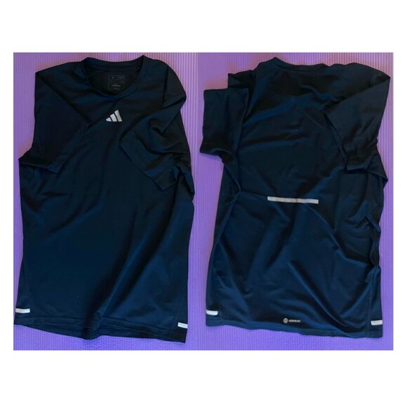 Lightly Used Adidas Polyester X-City Cooler Short Sleeve Tee - Picture 1 of 1